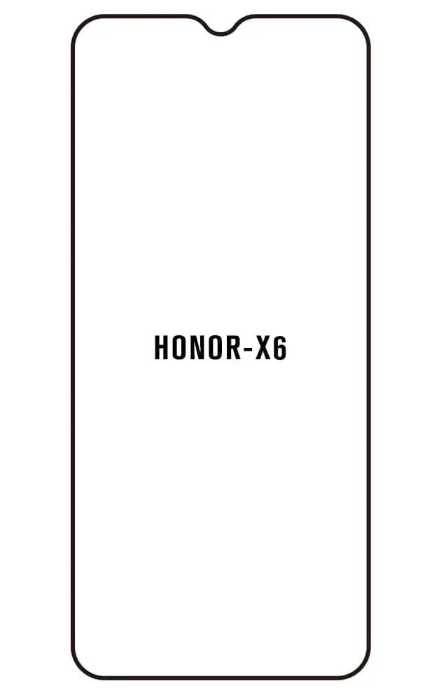 Honor X6 Přední Hydrogel ochranná fólie (Střih Přední 1)