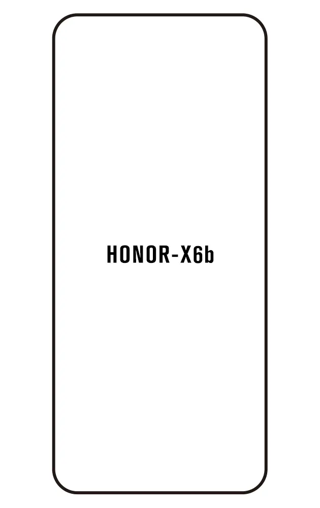 Honor X6b Přední Hydrogel ochranná fólie (Střih Přední 1)