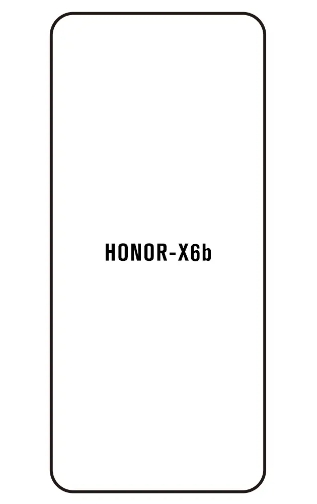 Honor X6b 5G Přední Hydrogel ochranná fólie (Střih Přední 1)