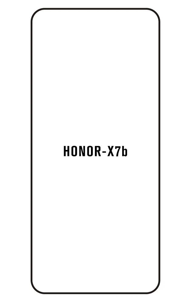 Honor X7b Přední Hydrogel ochranná fólie (Střih Přední 1)