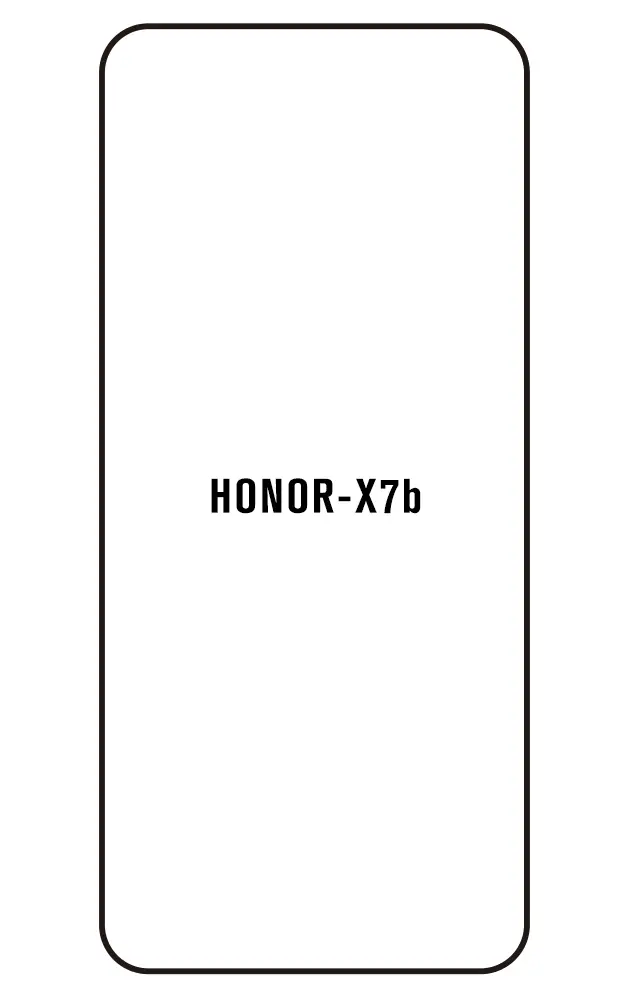 Honor X7b 5G Přední Hydrogel ochranná fólie (Střih Přední 1)