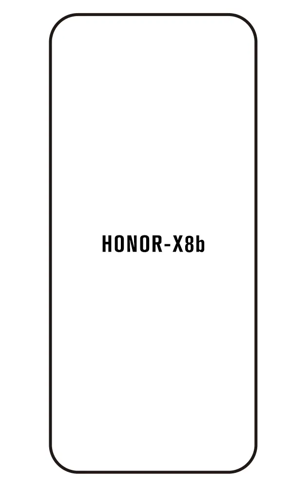 Honor X8b Přední Hydrogel ochranná fólie (Střih Přední 1)