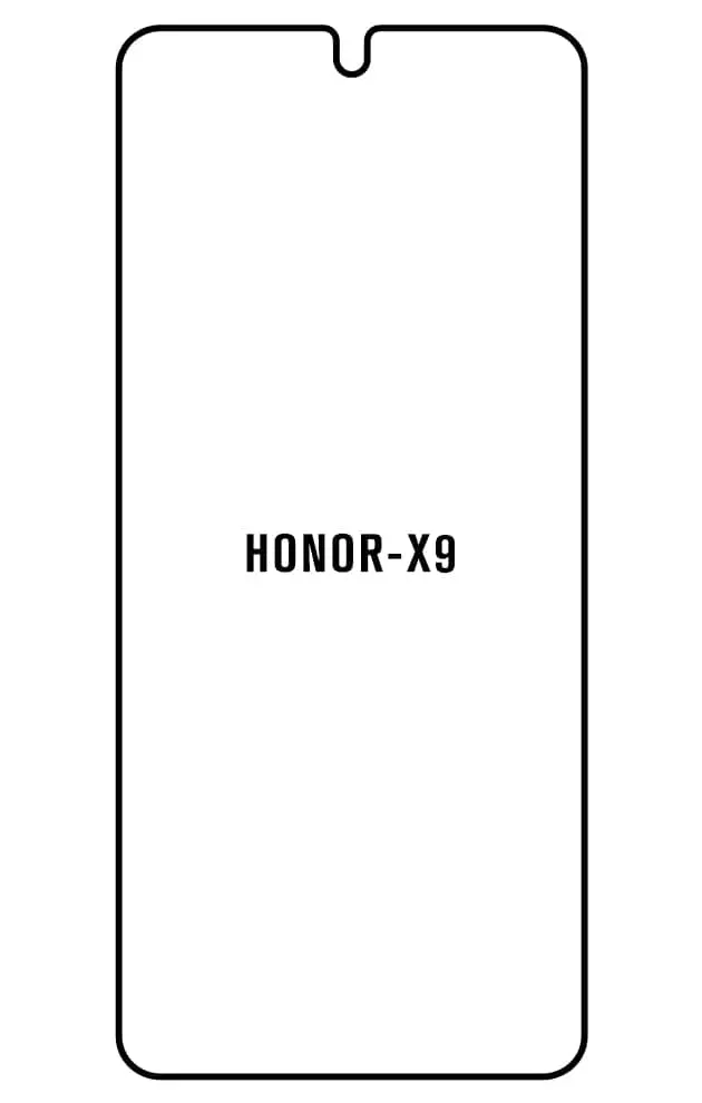 Honor X9 5G Přední Hydrogel ochranná fólie (Střih Přední 1)