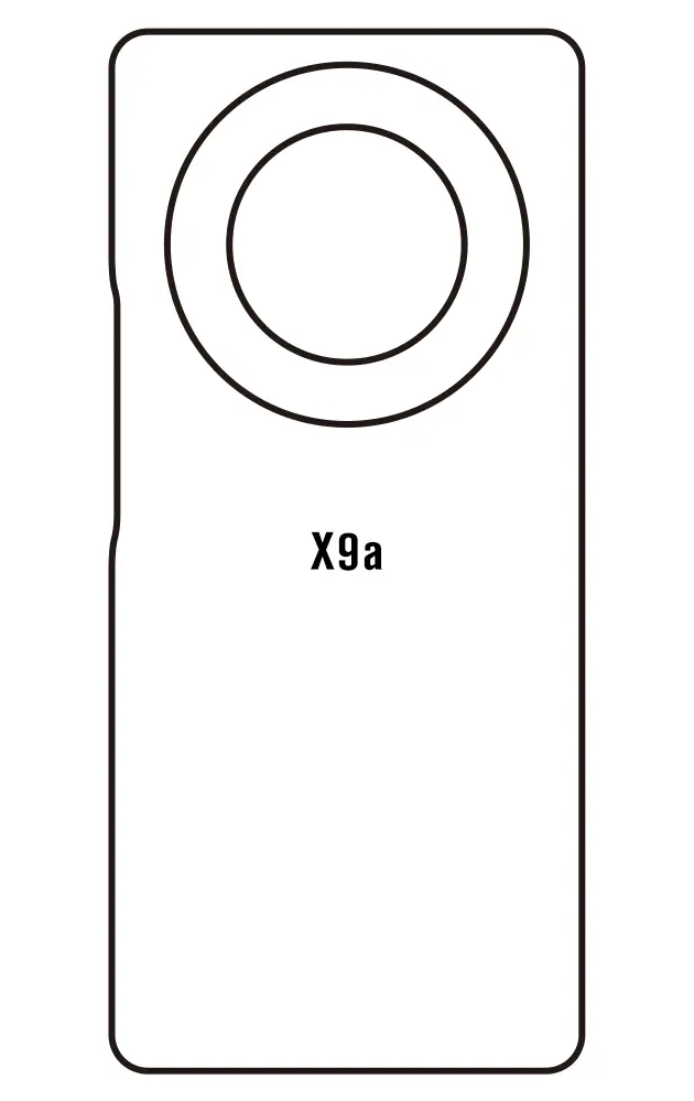 Honor X9a 5G Zadní Hydrogel ochranná fólie (Střih Zadní část 1)