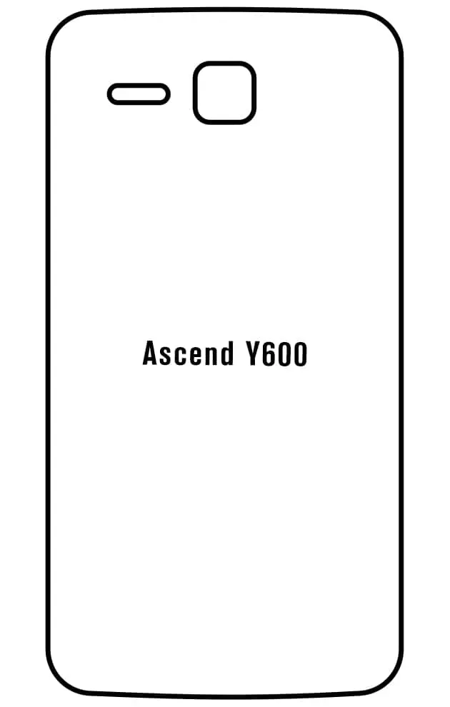 Huawei Ascend Y600 Zadní Hydrogel ochranná fólie