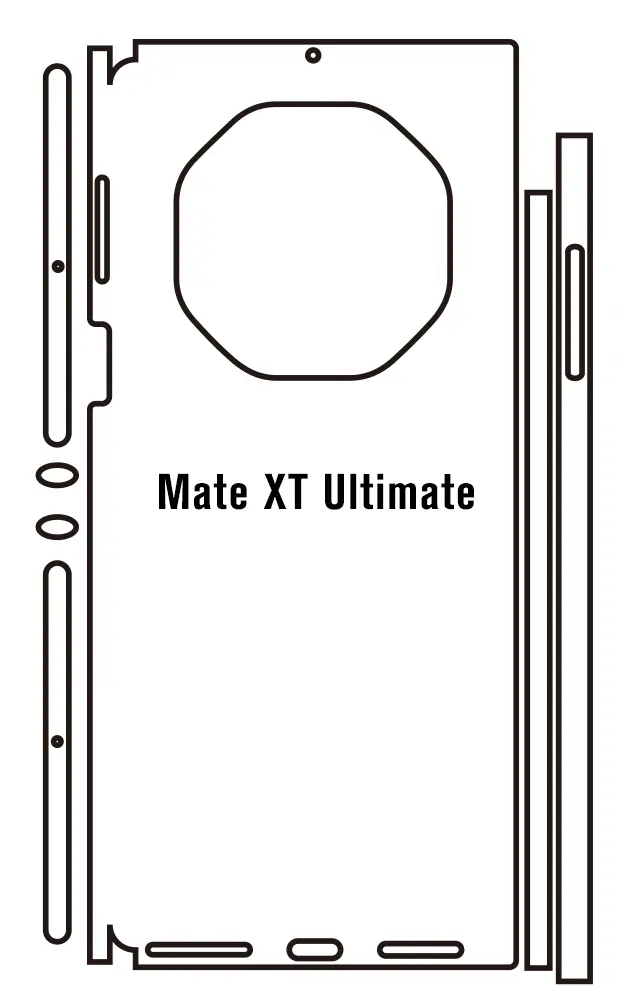 Huawei Mate XT Ultimate Zadní Hydrogel ochranná fólie