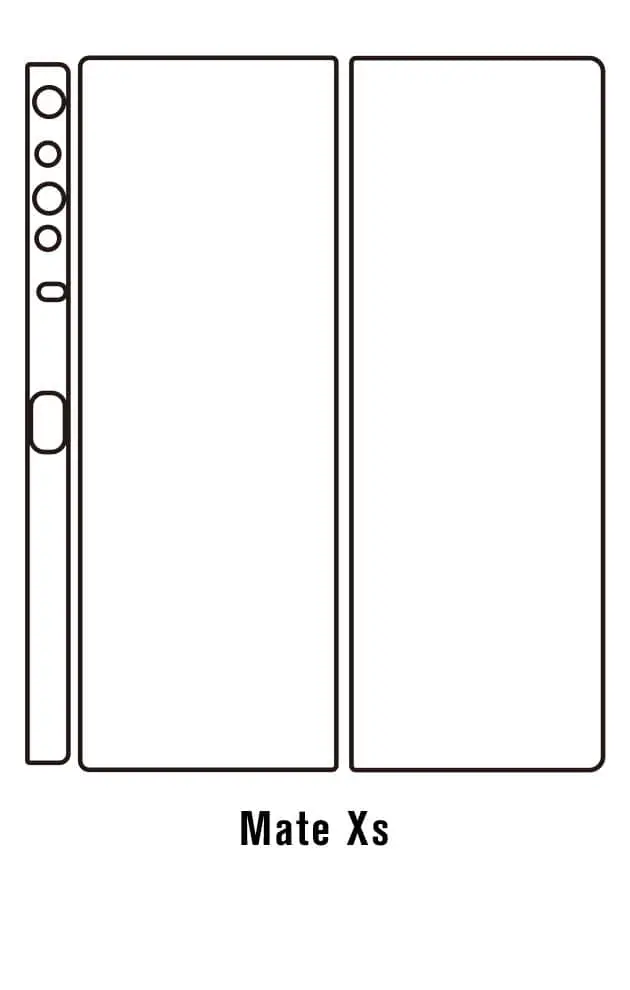 Huawei Mate Xs Zadní Hydrogel ochranná fólie