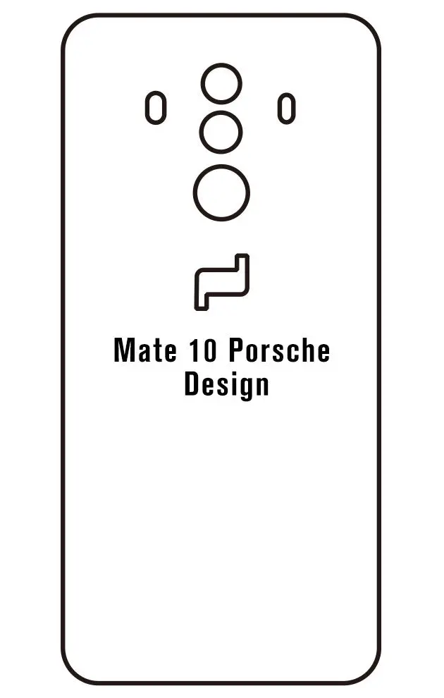 Huawei Mate 10 Porsche Design Zadní Hydrogel ochranná fólie