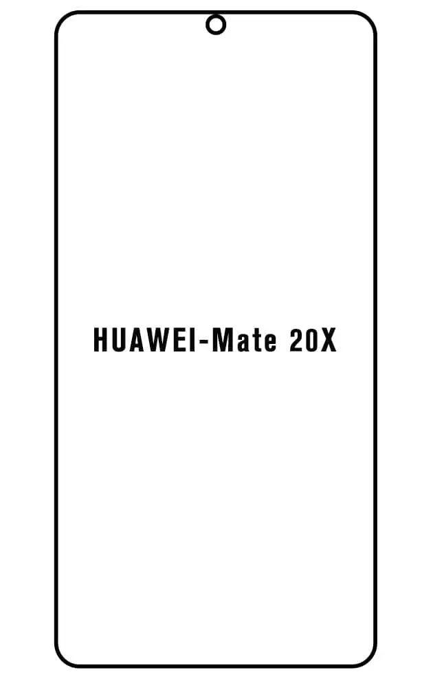 Huawei Mate 20 X Přední Hydrogel ochranná fólie