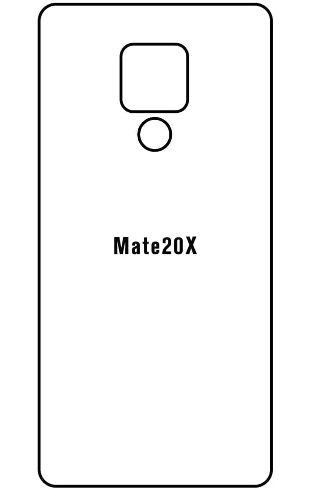 Huawei Mate 20 X Zadní Hydrogel ochranná fólie