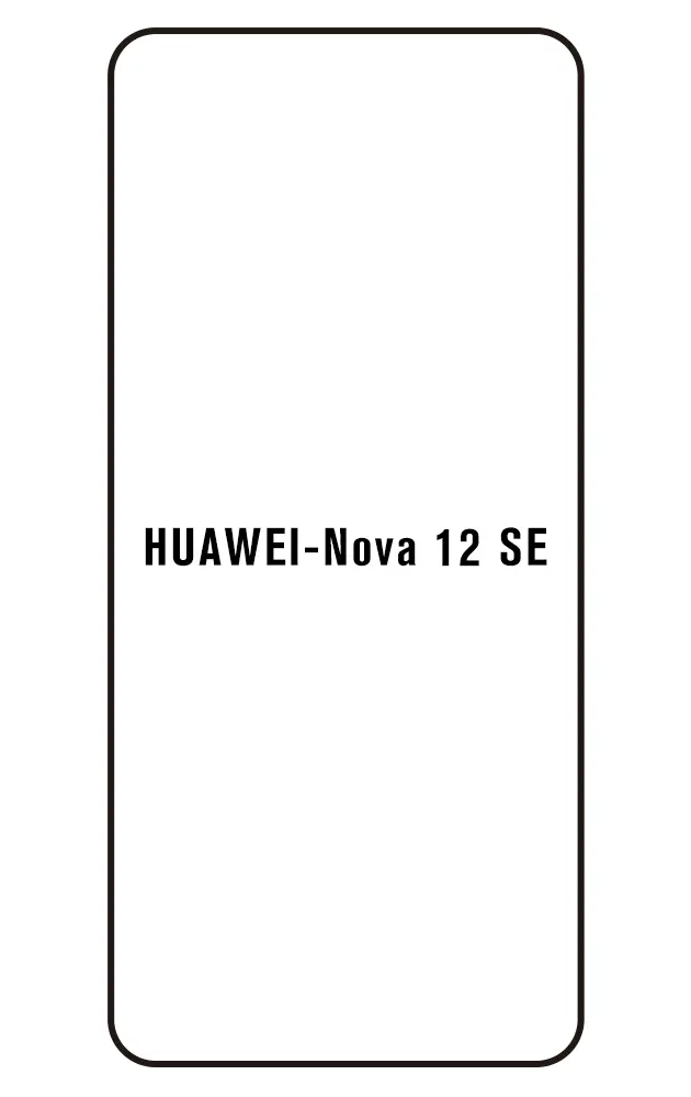 Huawei Nova 12 SE Přední Hydrogel ochranná fólie