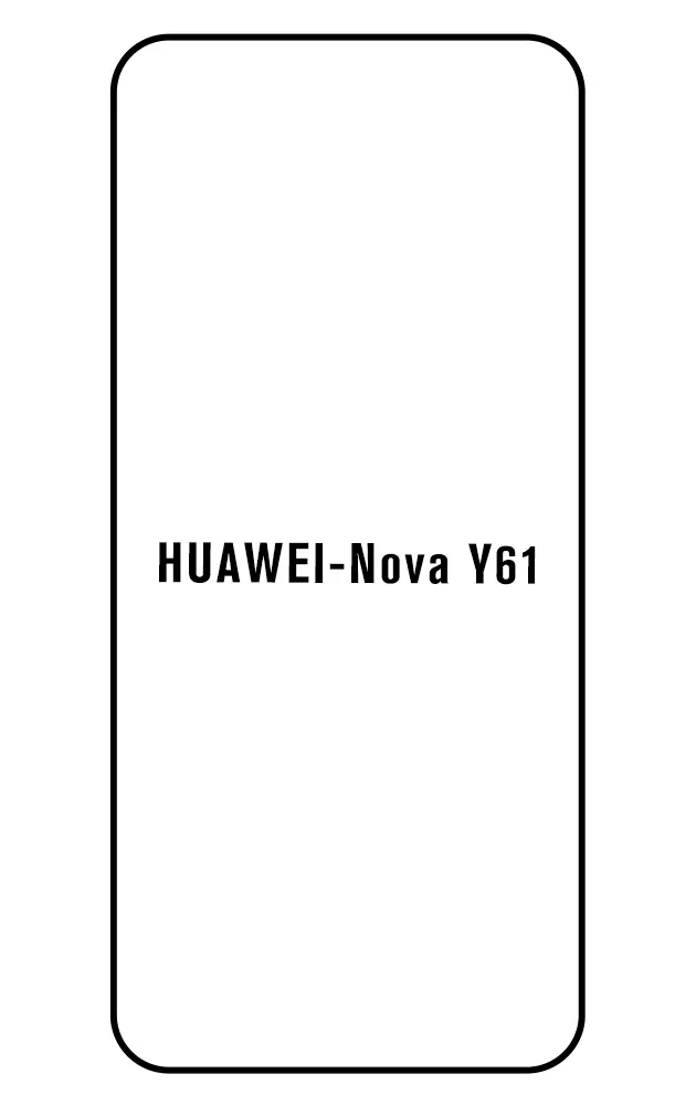 Huawei Nova Y61 Přední Hydrogel ochranná fólie