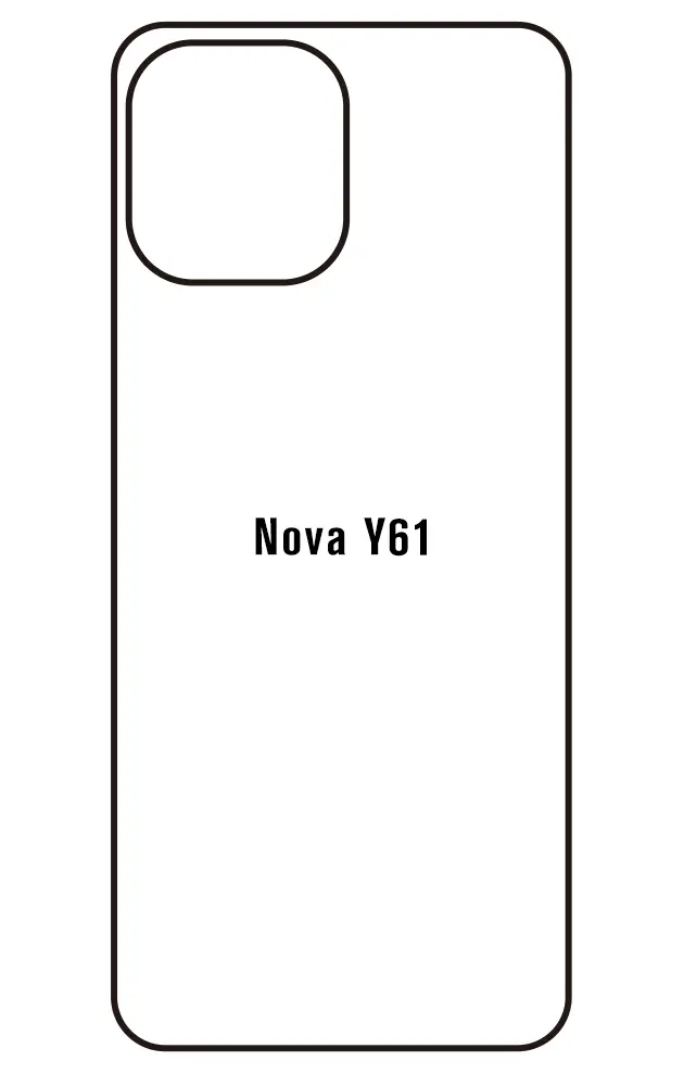 Huawei Nova Y61 Zadní Hydrogel ochranná fólie
