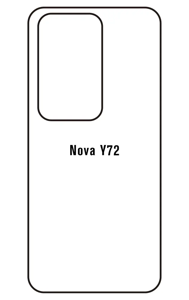 Huawei Nova Y72 Zadní Hydrogel ochranná fólie