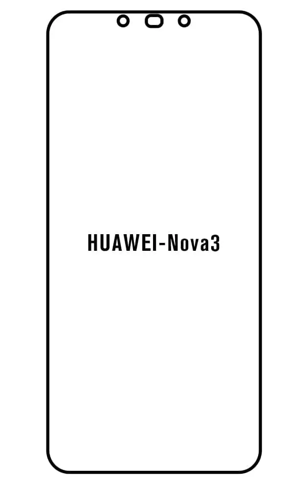 Huawei Nova 3 Přední Hydrogel ochranná fólie
