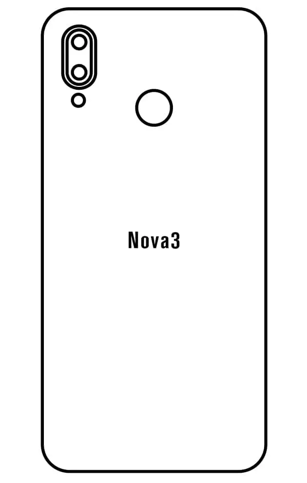 Huawei Nova 3 Zadní Hydrogel ochranná fólie