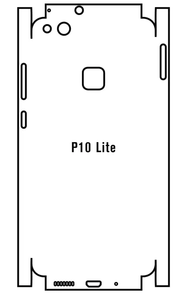 Huawei P10 Lite Zadní Hydrogel ochranná fólie