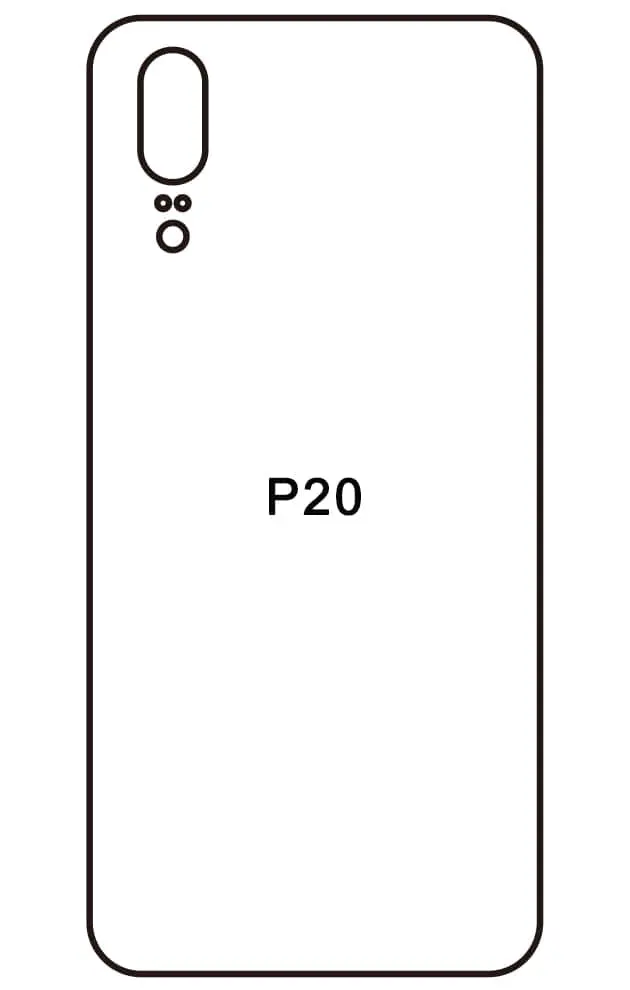 Huawei P20 Zadní Hydrogel ochranná fólie