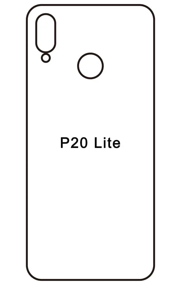 Huawei P20 Lite Zadní Hydrogel ochranná fólie