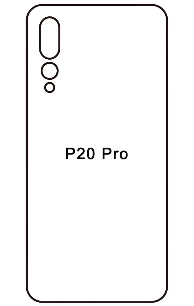 Huawei P20 Pro Zadní Hydrogel ochranná fólie