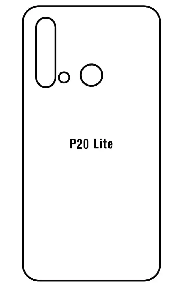 Huawei P20 Lite 2019 Zadní Hydrogel ochranná fólie