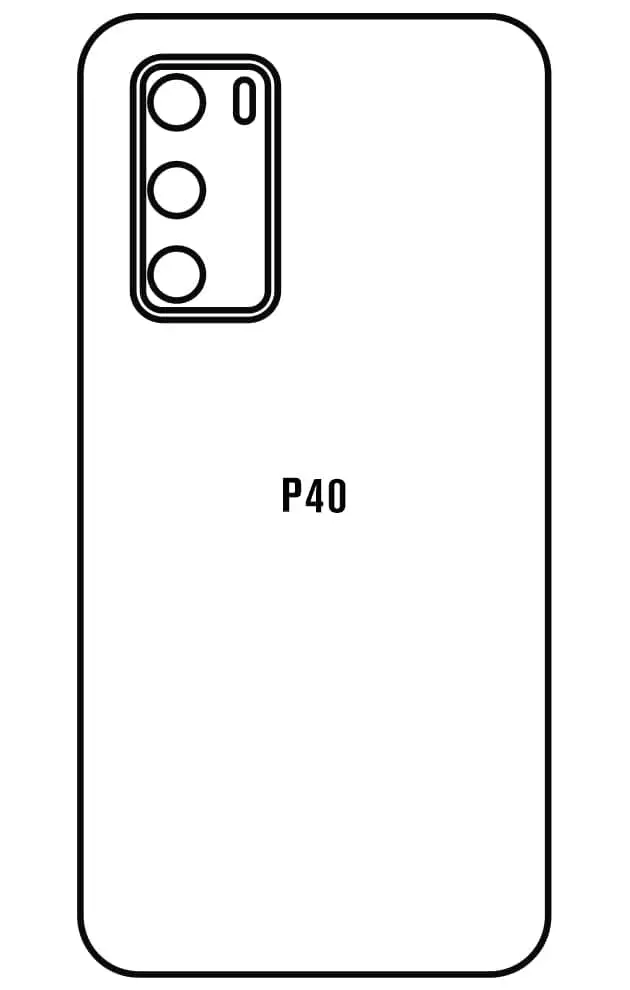 Huawei P40 Zadní Hydrogel ochranná fólie