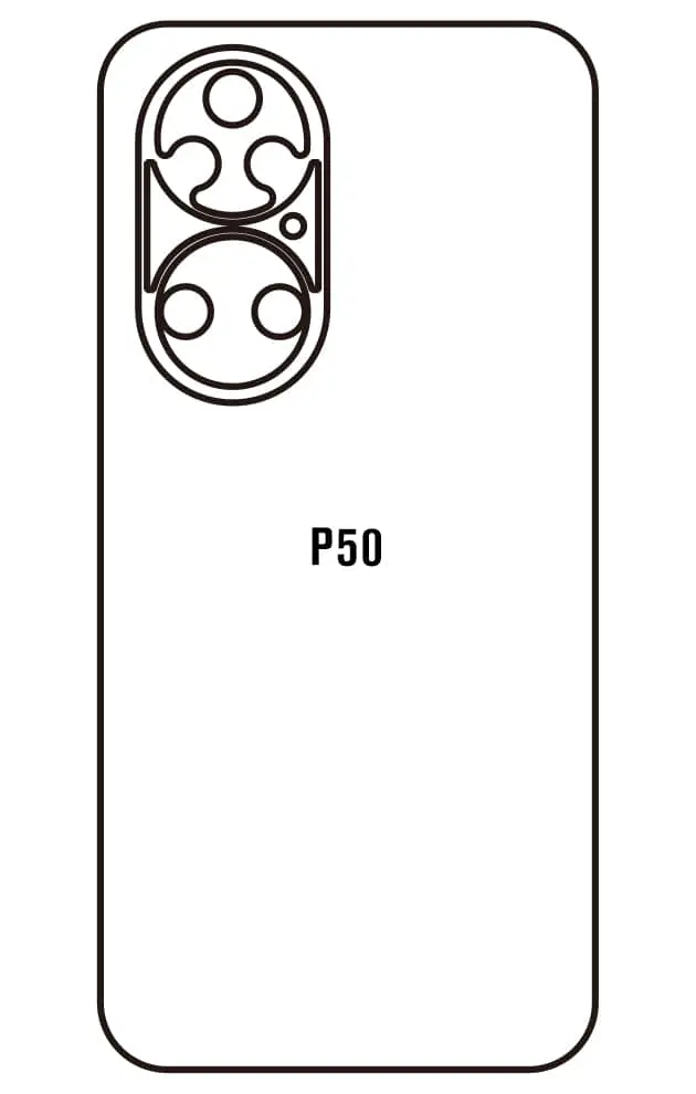 Huawei P50 Zadní Hydrogel ochranná fólie