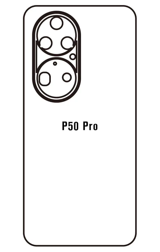 Huawei P50 Pro 4G Zadní Hydrogel ochranná fólie