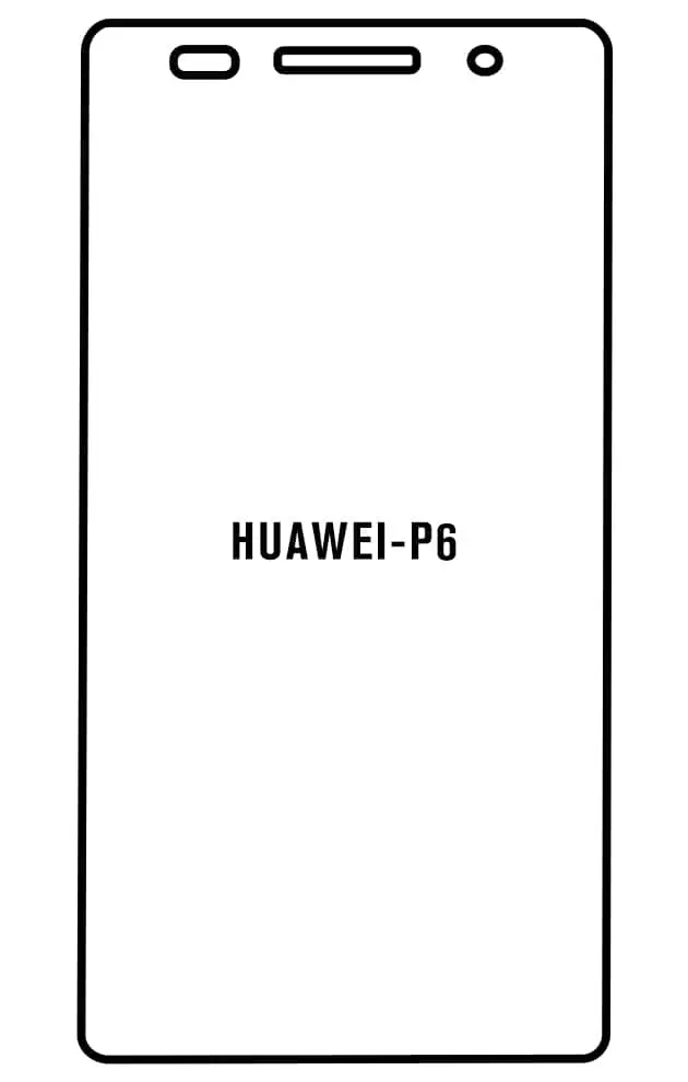 Huawei P6 Přední Hydrogel ochranná fólie