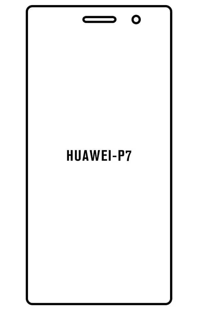 Huawei P7 Přední Hydrogel ochranná fólie