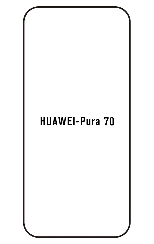 Huawei Pura 70 Přední Hydrogel ochranná fólie
