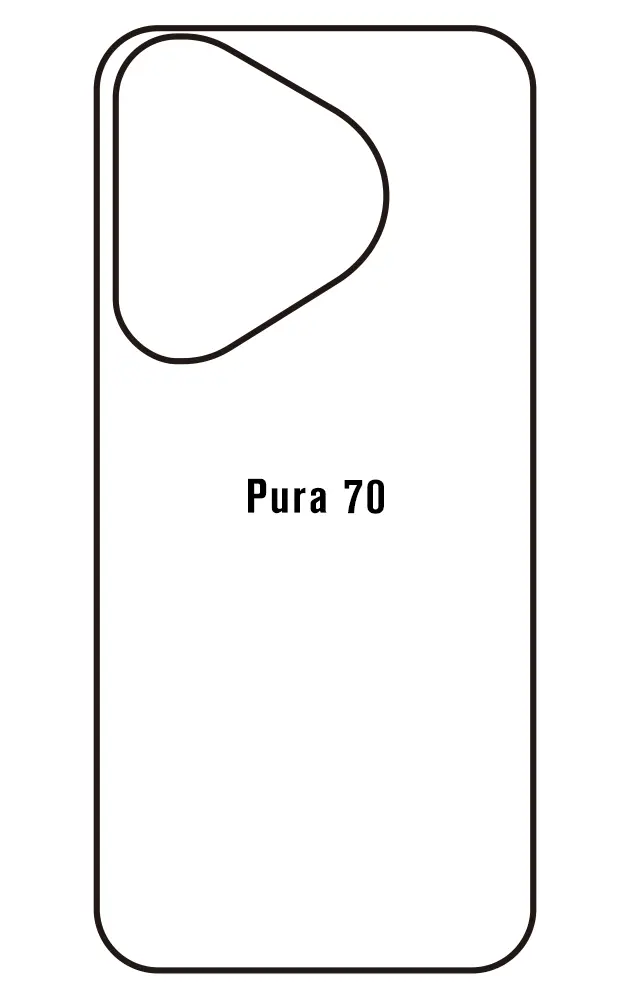 Huawei Pura 70 Zadní Hydrogel ochranná fólie