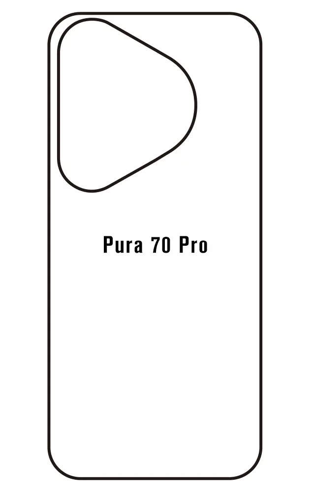 Huawei Pura 70 Pro Zadní Hydrogel ochranná fólie