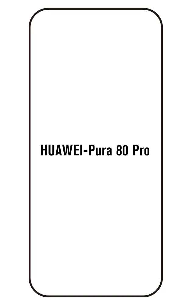 Huawei Pura 80 Pro Přední Hydrogel ochranná fólie