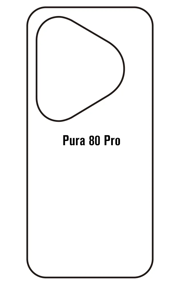 Huawei Pura 80 Pro Zadní Hydrogel ochranná fólie
