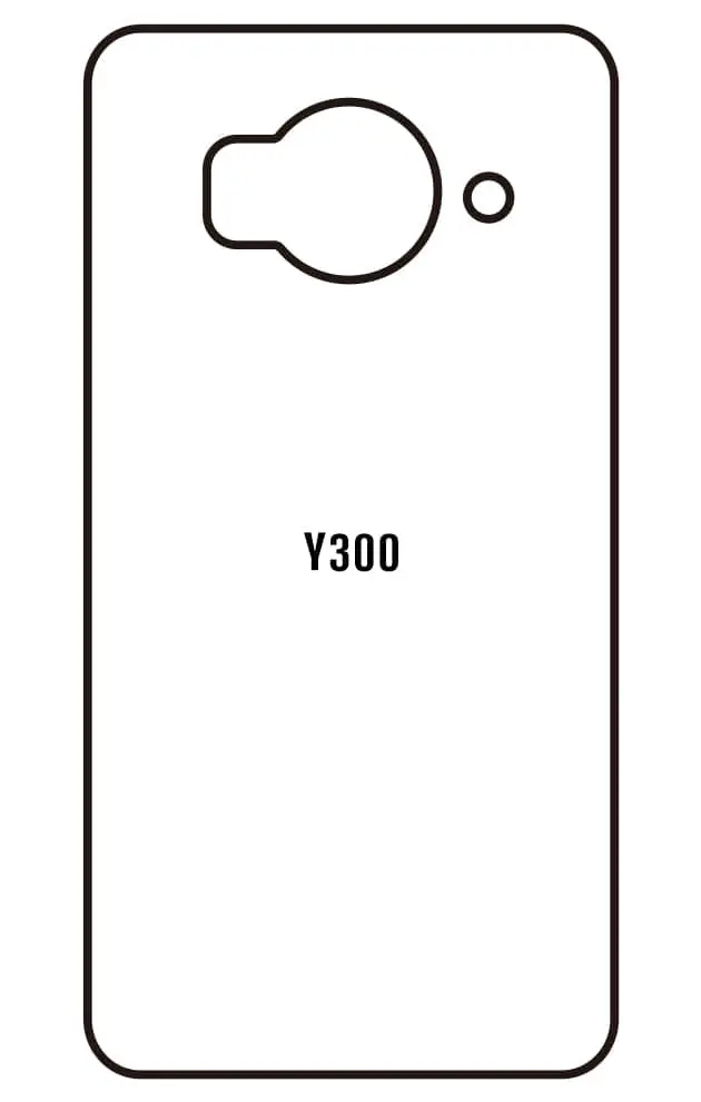 Huawei Y300 Zadní Hydrogel ochranná fólie