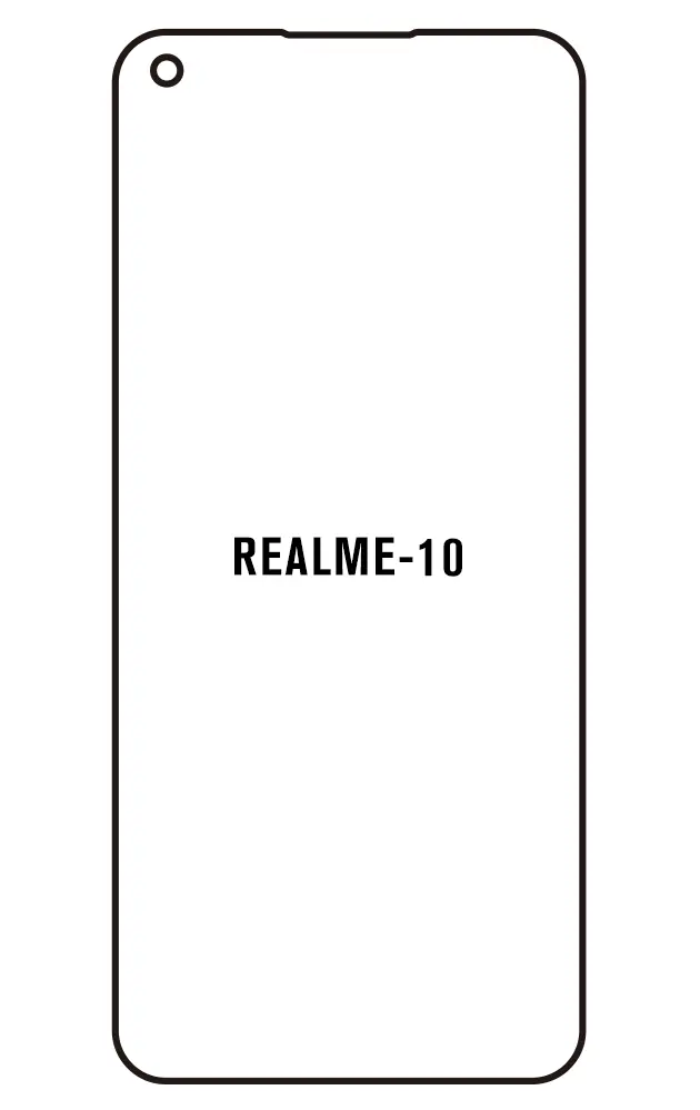 Realme 10 Přední Hydrogel ochranná fólie