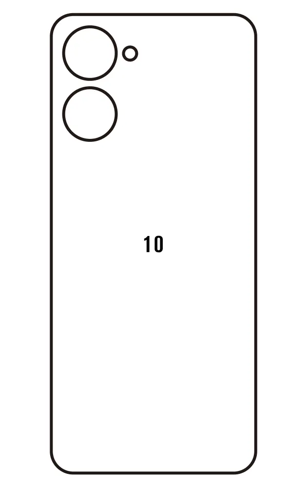 Realme 10 Zadní Hydrogel ochranná fólie
