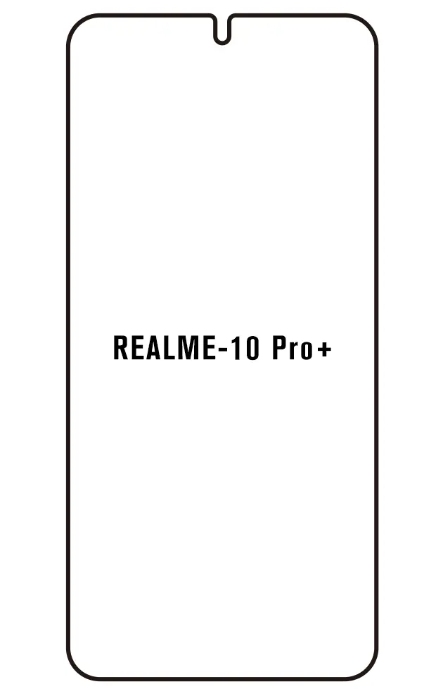 Realme 10 Pro+ Přední Hydrogel ochranná fólie