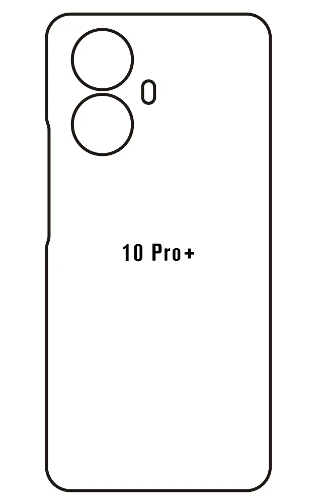 Realme 10 Pro+ Zadní Hydrogel ochranná fólie