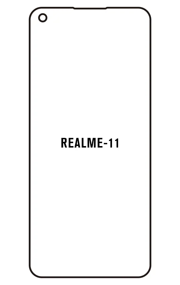 Realme 11 Přední Hydrogel ochranná fólie