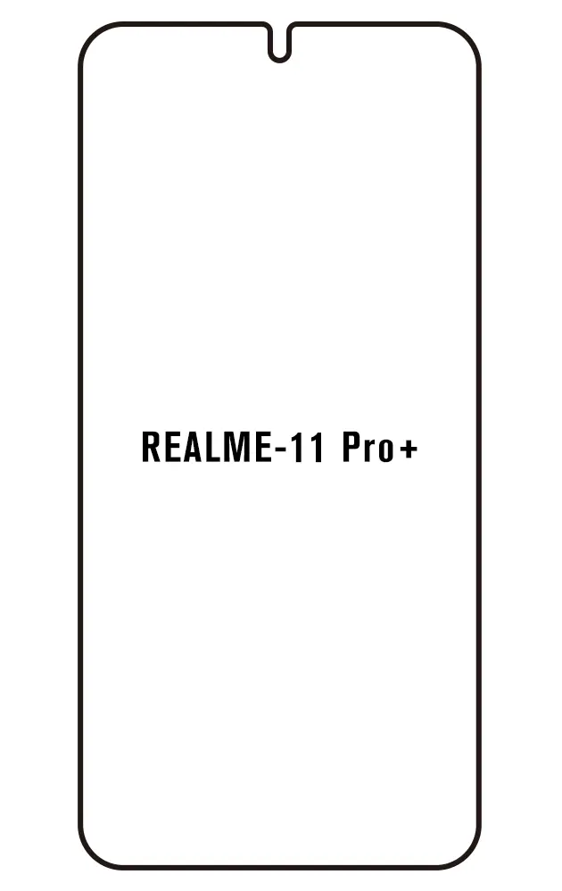 Realme 11 Pro+ Přední Hydrogel ochranná fólie