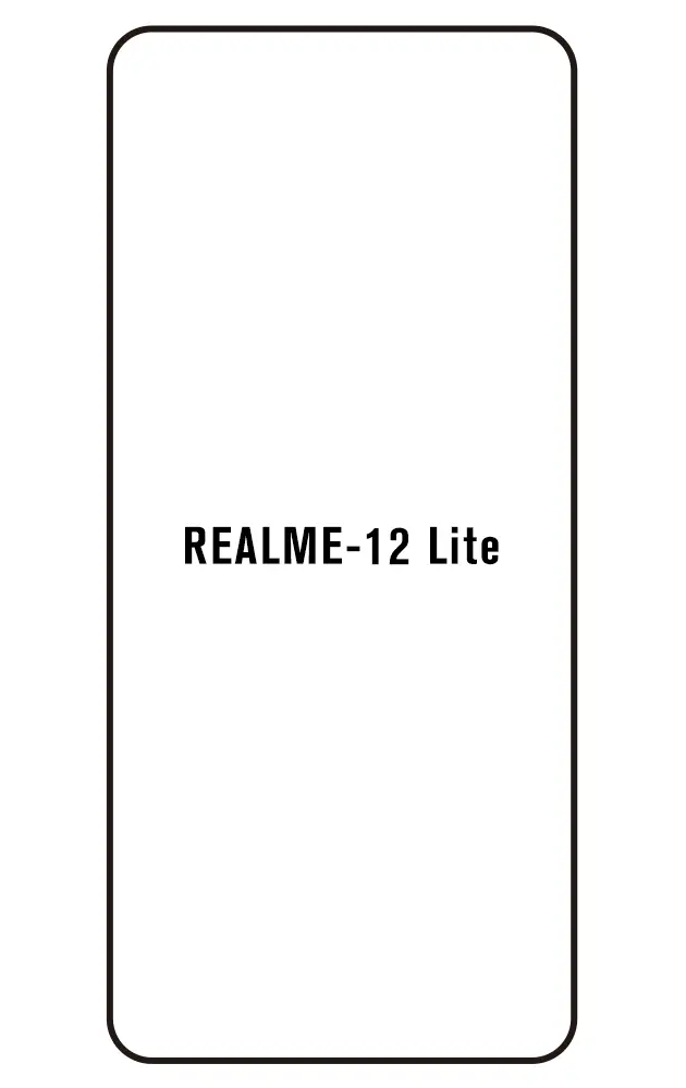 Realme 12 Lite Přední Hydrogel ochranná fólie