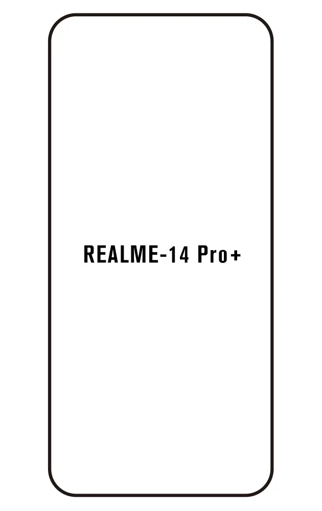 Realme 14 Pro+ Přední Hydrogel ochranná fólie