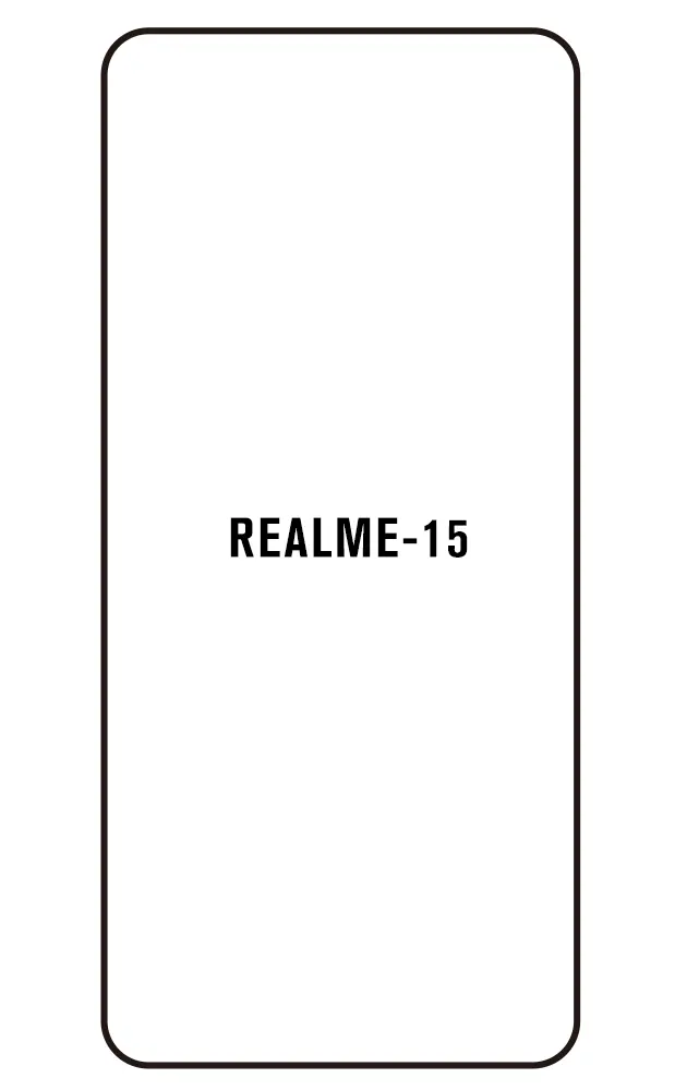 Realme 15 5G Přední Hydrogel ochranná fólie