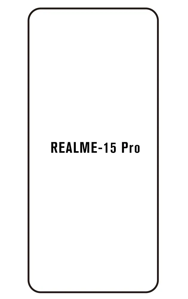Realme 15 Pro 5G Přední Hydrogel ochranná fólie