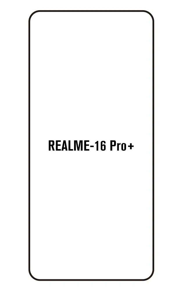 Realme 16 Pro+ 5G Přední Hydrogel ochranná fólie