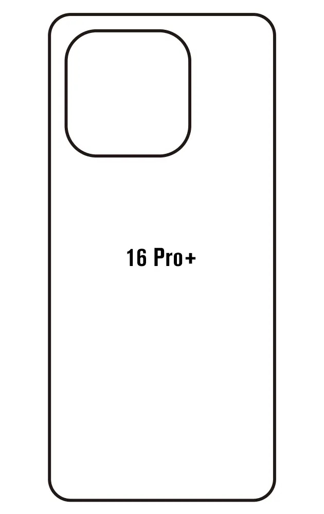 Realme 16 Pro+ 5G Zadní Hydrogel ochranná fólie