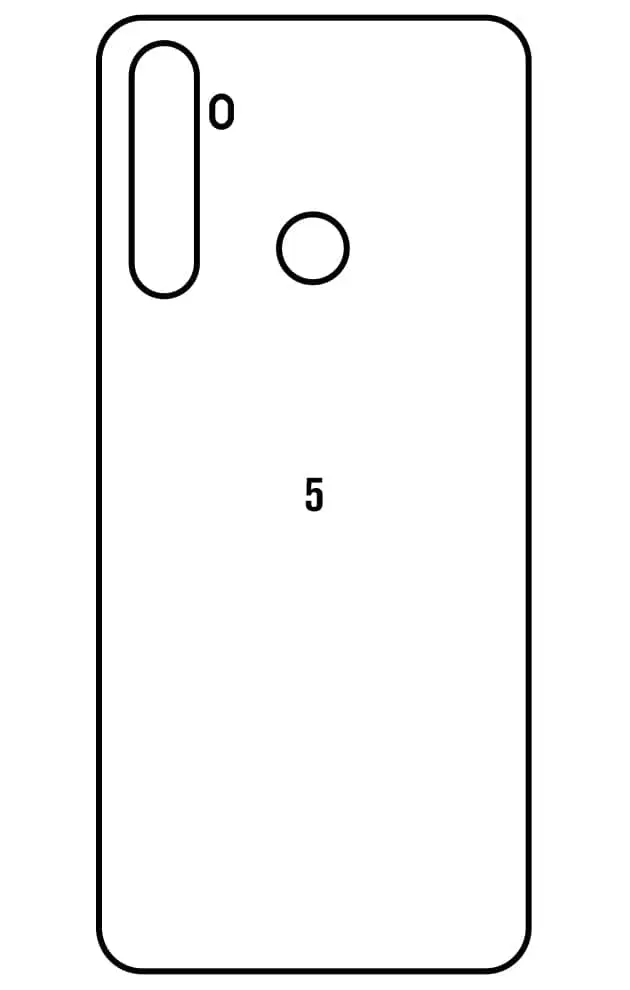 Realme 5 Zadní Hydrogel ochranná fólie