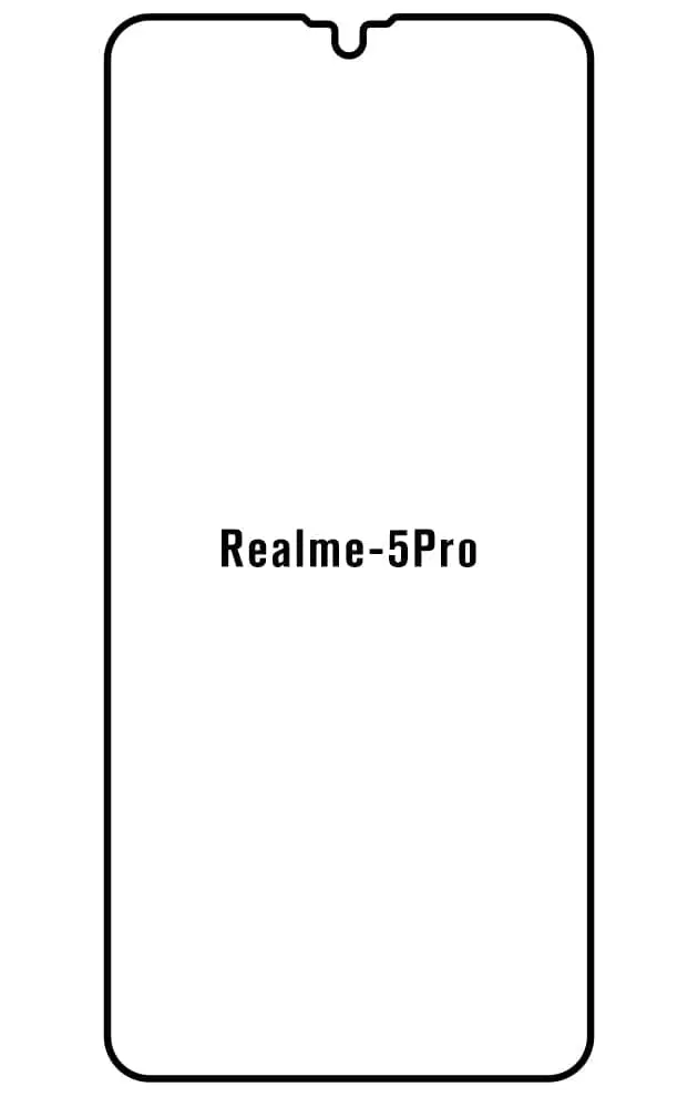 Realme 5 Pro Přední Hydrogel ochranná fólie